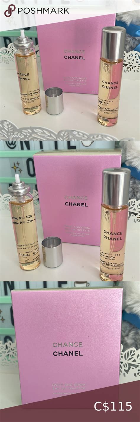 chanel chance twist and spray bottle|chanel twist and spray refill.